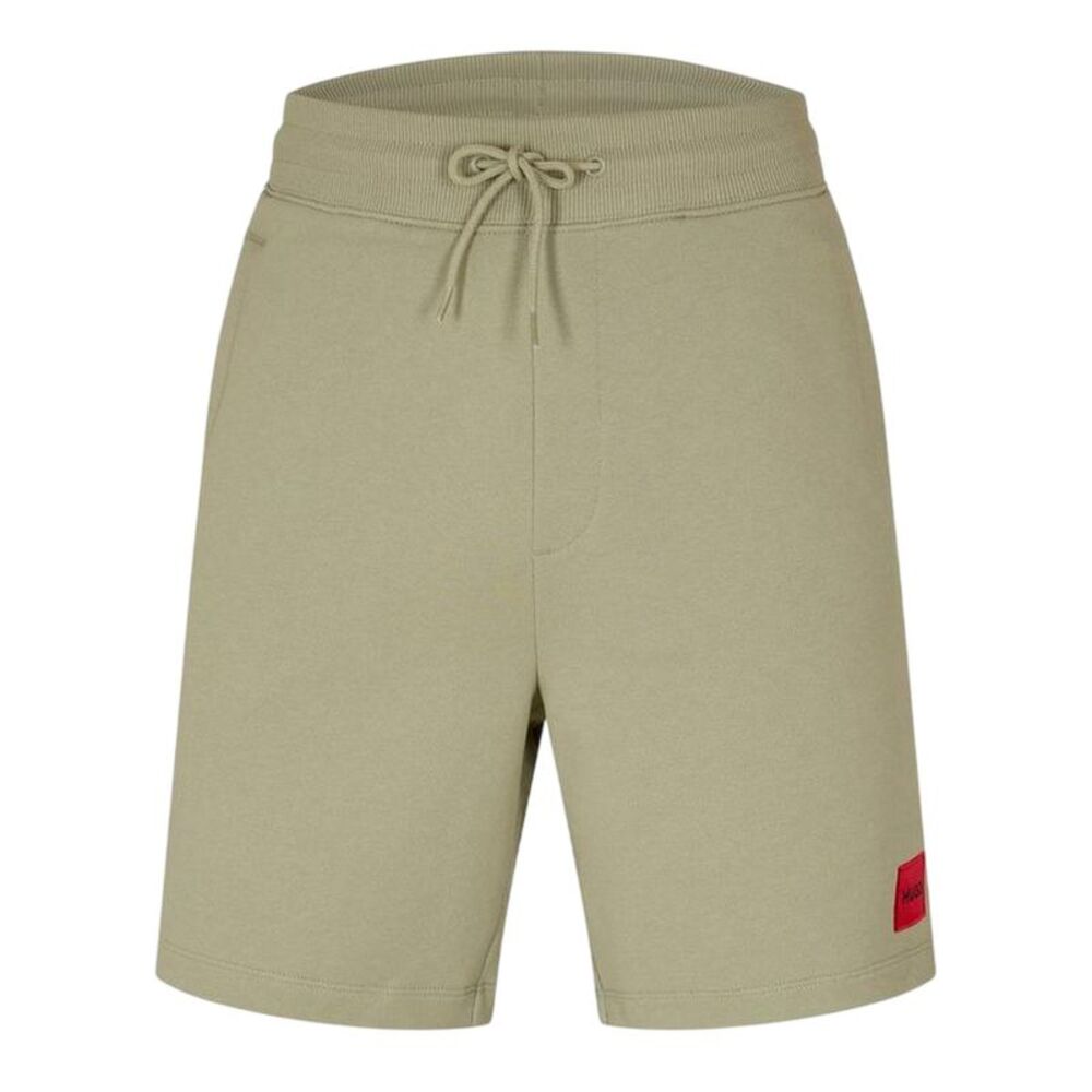 Hugo Mens Fleece Sweat Shorts / Dark Green
